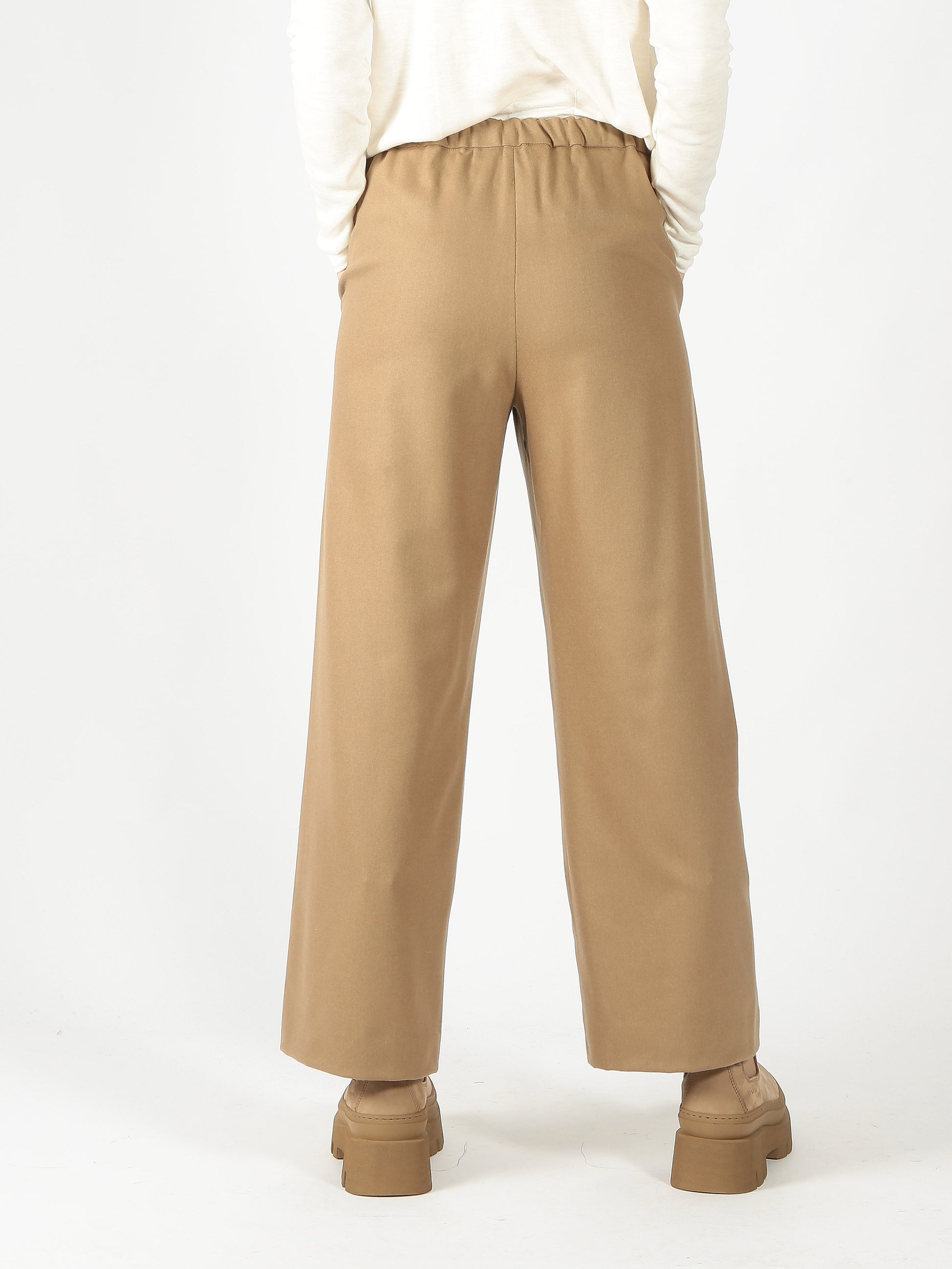 'S MaxMara Pantalone fluido in lana Floria