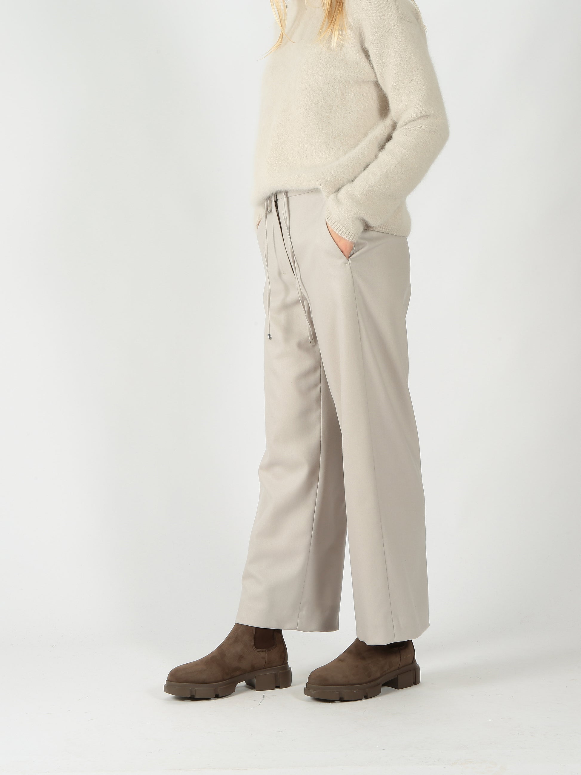 'S MaxMara Pantalone morbido in lana Floria