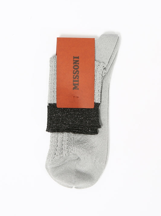 Missoni calza corta Lurex