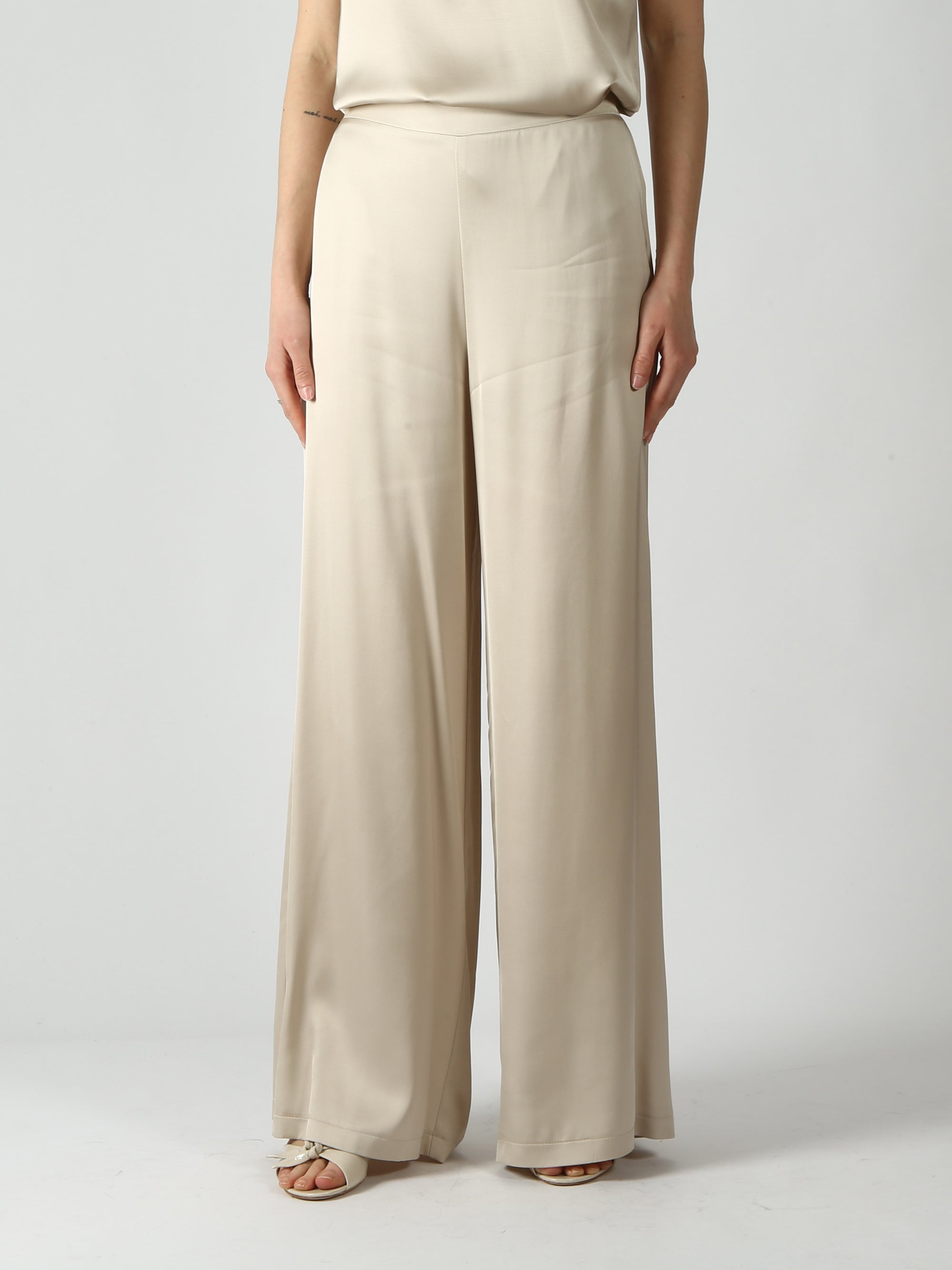 Guliè Pantalone Frafalla Raso - Gulie Atelier