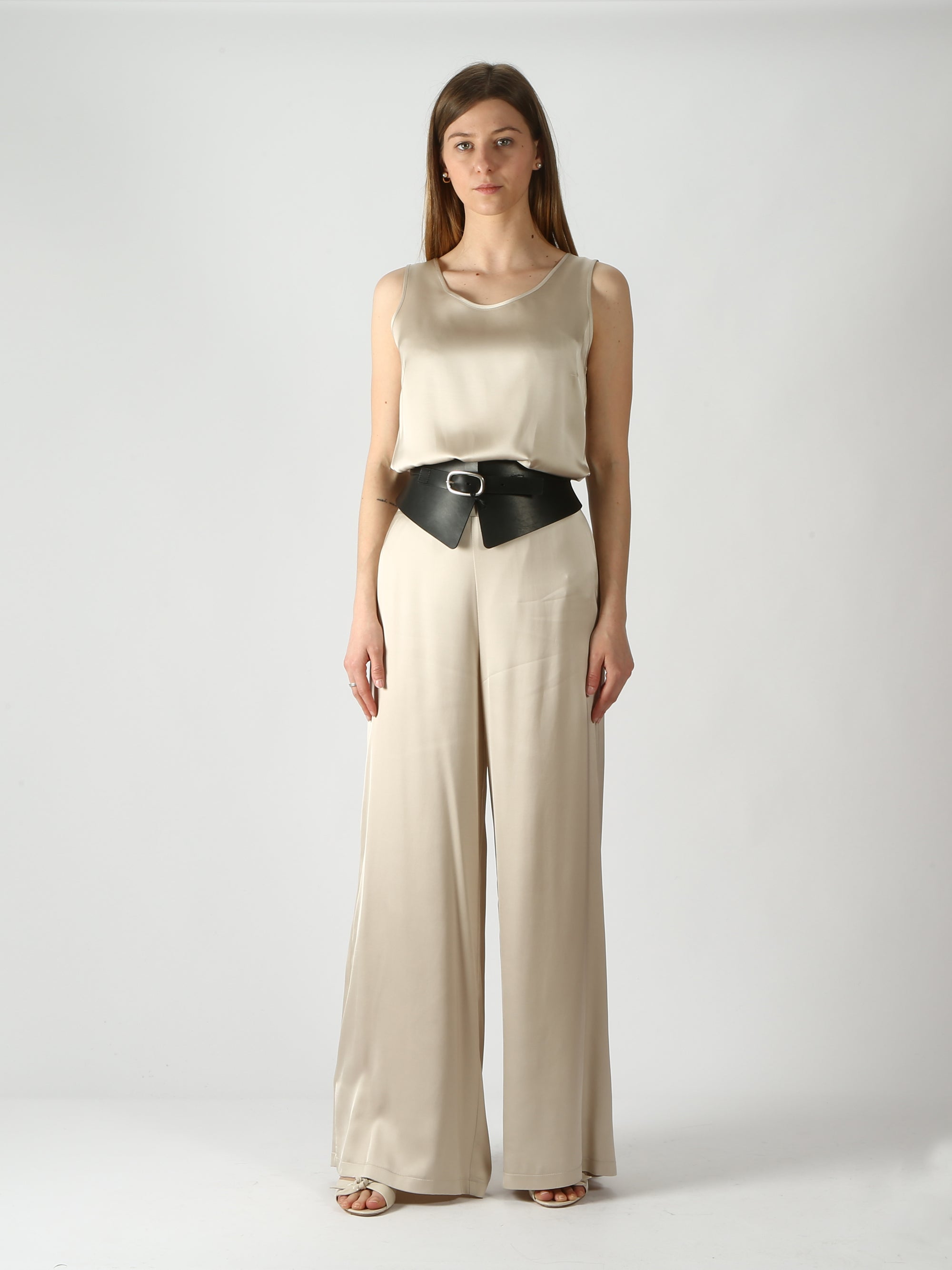 Guliè Pantalone Frafalla Raso - Gulie Atelier