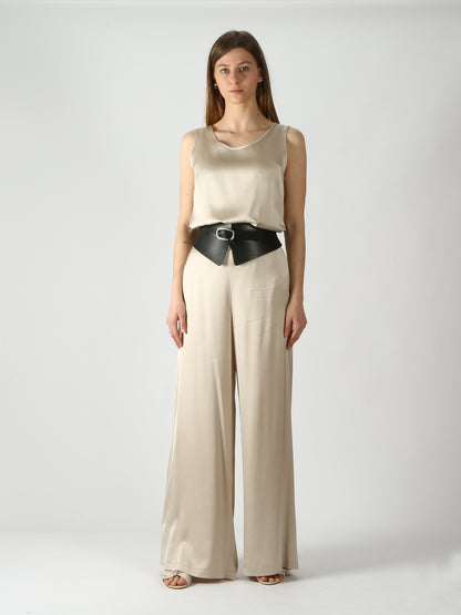 Guliè Pantalone Frafalla Raso