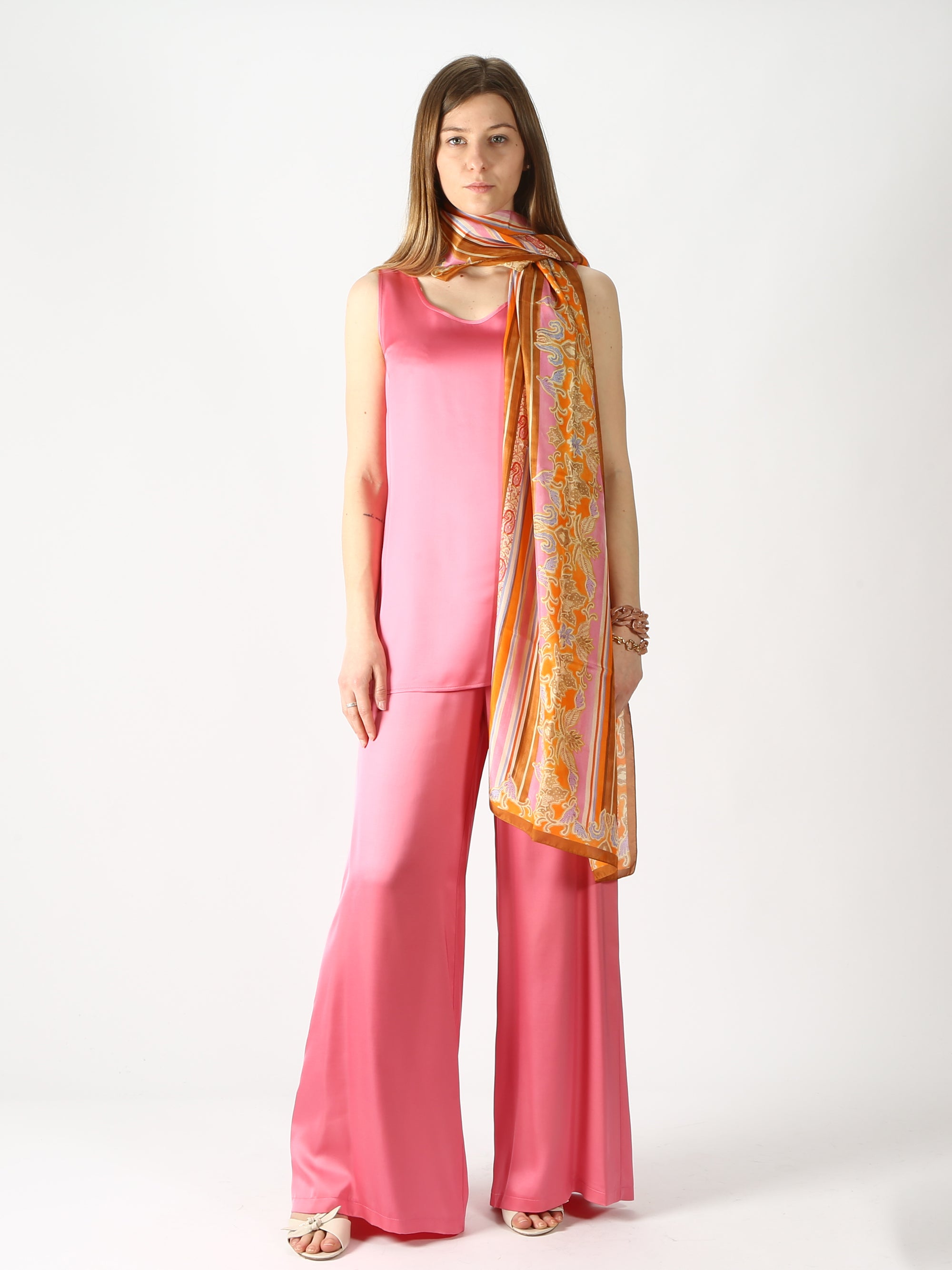 Guliè Pantalone Frafalla Raso - Gulie Atelier