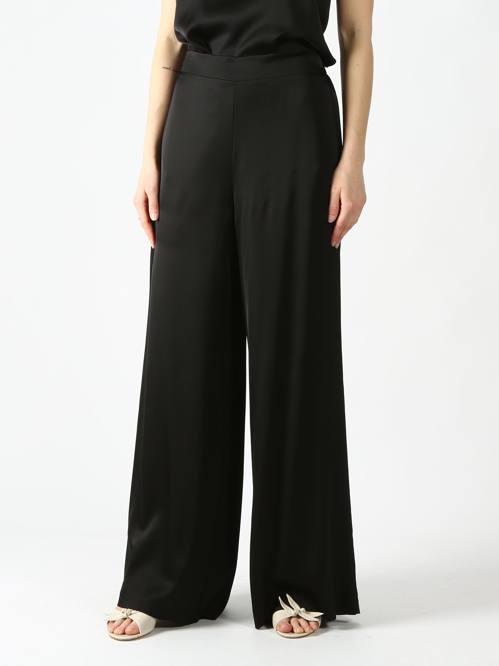 Guliè Pantalone Frafalla Raso - Gulie Atelier