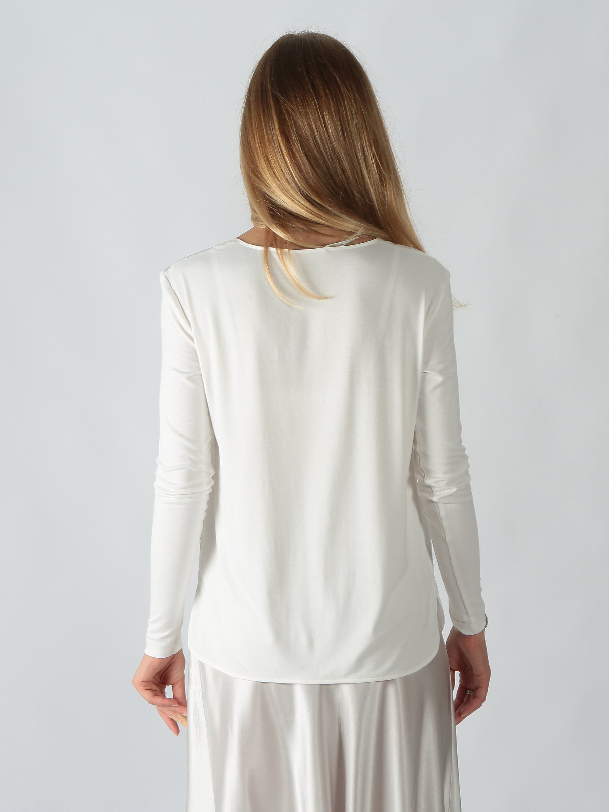 MaxMara Leisure T-shirt manica lunga stretch Borneo