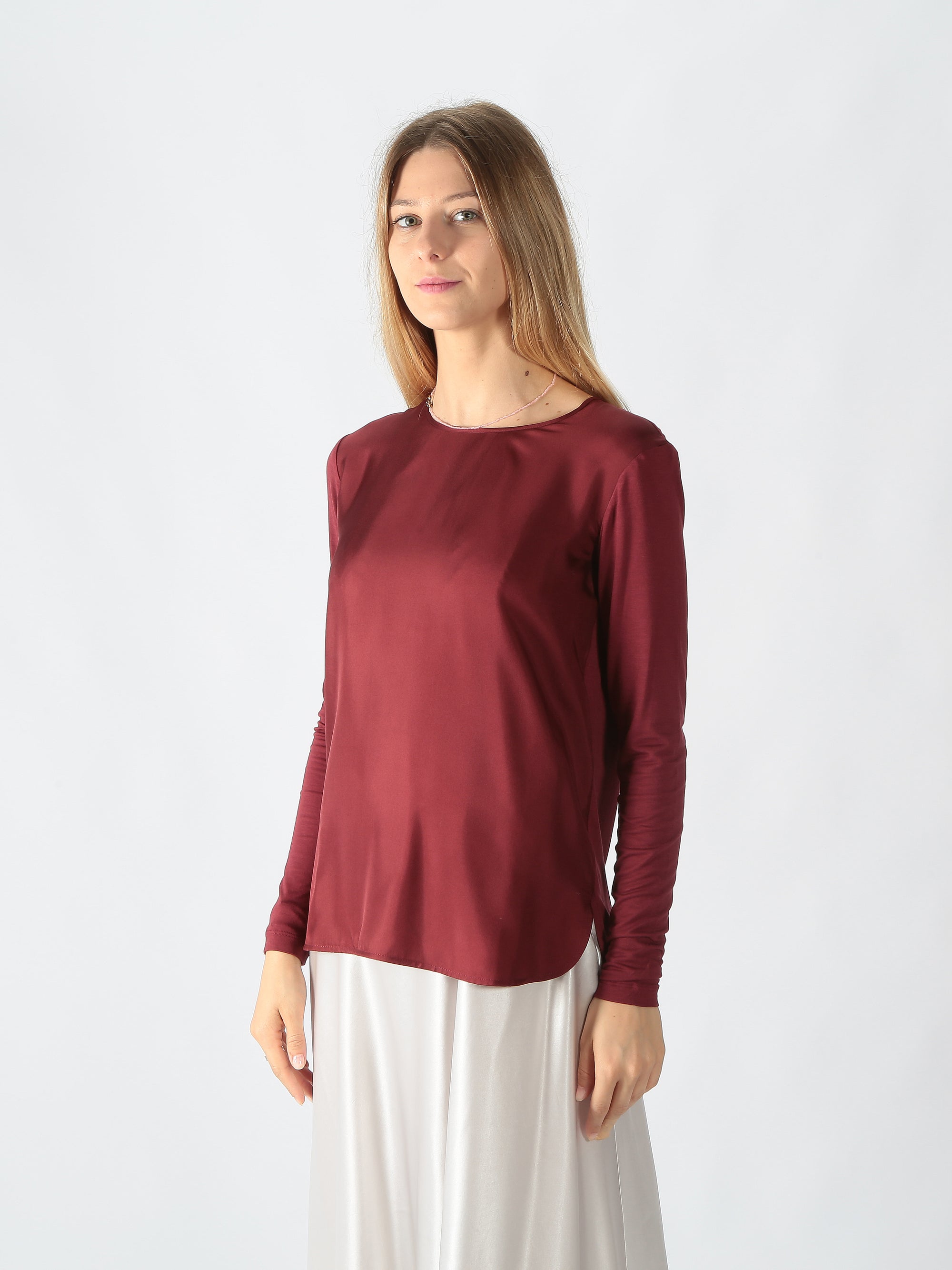 MaxMara Leisure T-shirt manica lunga stretch Borneo