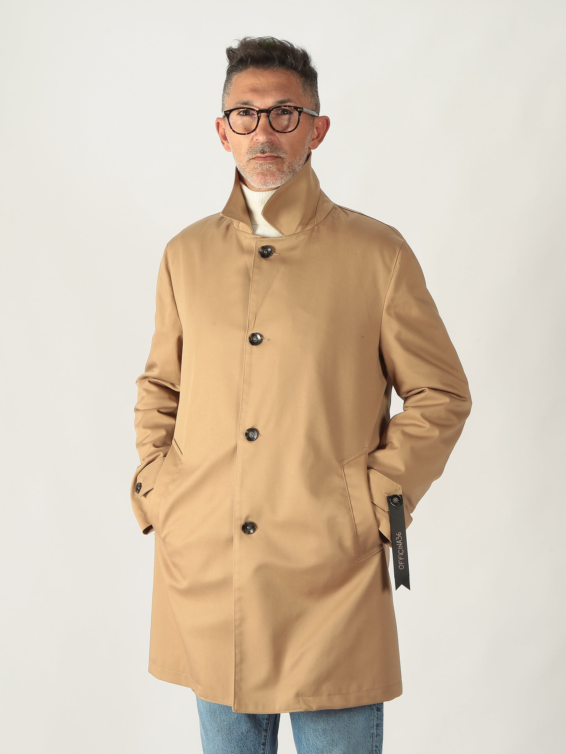 Officina 36 Trench in misto cotone 4848